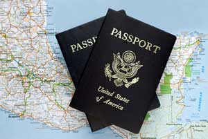 Passport Mexico Map