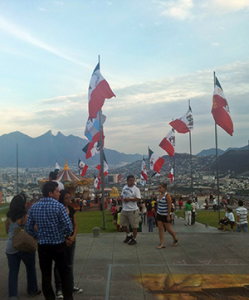Mountain Views from Monterrey, Mexico Amusement Park
