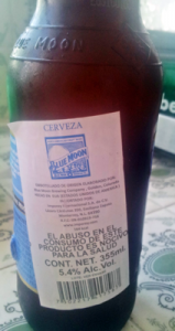 Mexico Label on American Beer © Al Barrus