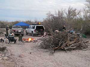 Baja 1000 camp