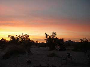 Camping in Baja