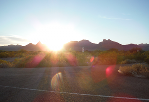 Sunrise on the ride home