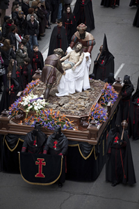 Holy Saturday procession in Mexico
