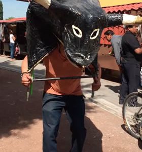 Dancing in Cholula, Puebla, Mexico...