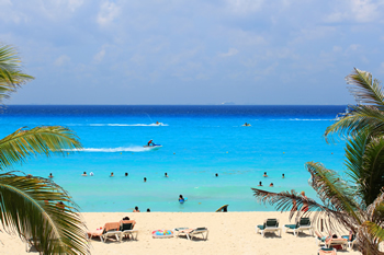 Playa del Carmen beach