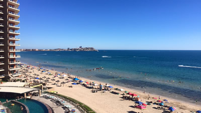 Sandy Beach in Rocky Point, Mexico