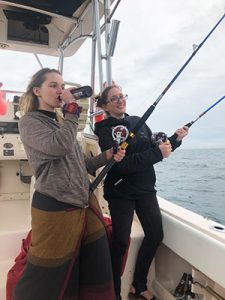 Mexpro's Alexandria Inglis fishing on the Sea of Cortez