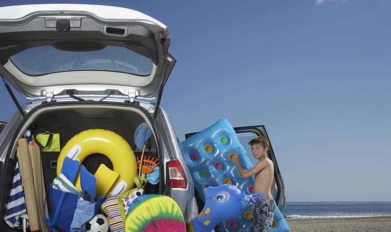 Car on Beach Mexico