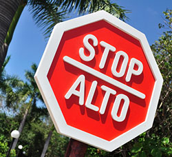 Stop alto sign