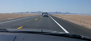 Driving to San Felipe, Mexico