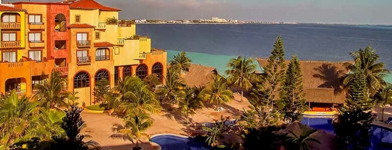 Condos on ocean front in Mexico