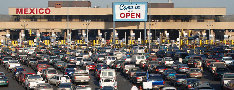 Driving across the Mexico Border