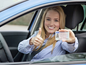 Drivers License Thumbs Up